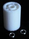 Embossing roller for Styrodur 2x2mm - 35mm wide