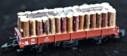 Z cargo of sawn logs